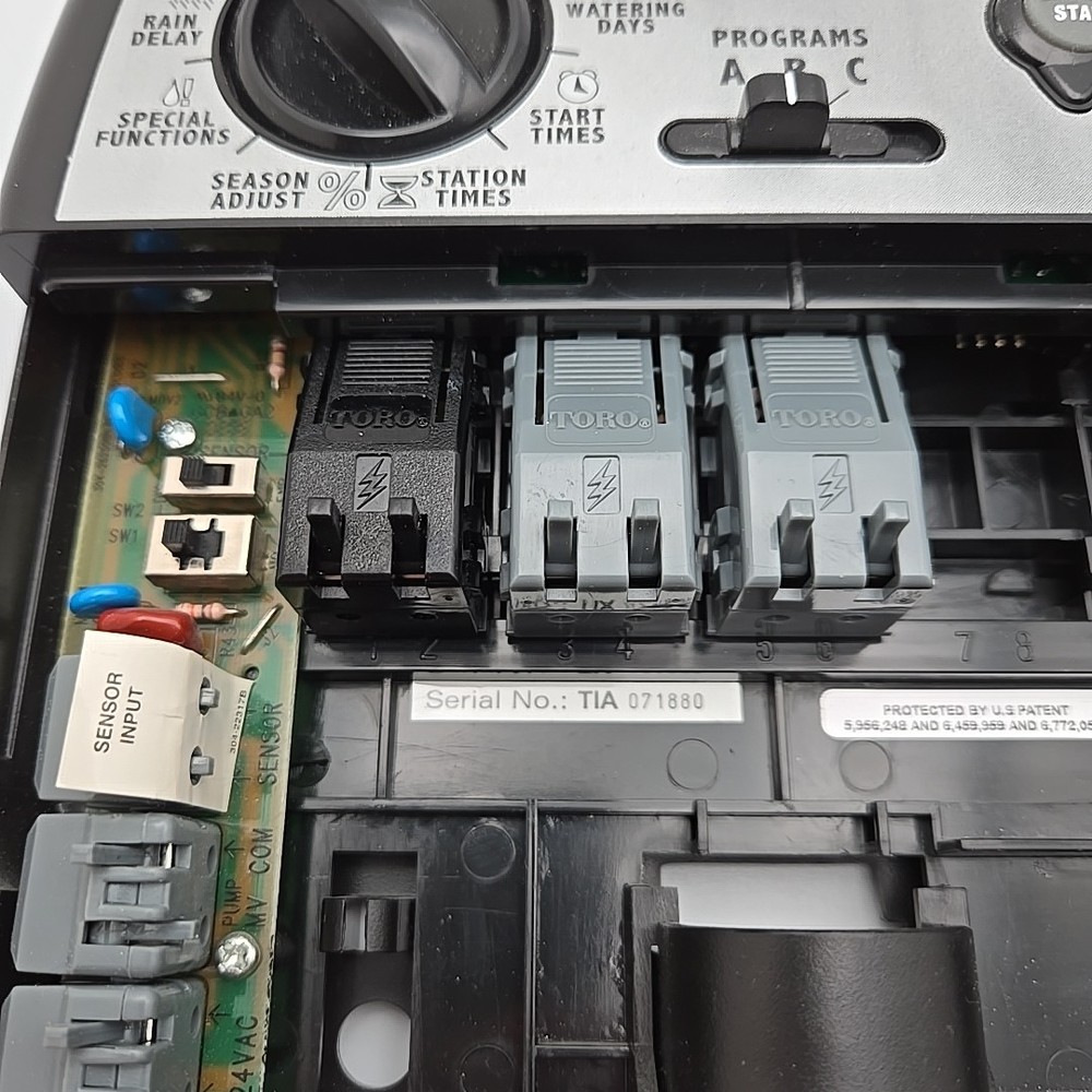 Toro TMC-212 Irrigation System Indoor Controller w/ 6 Zones + Instructions Guide