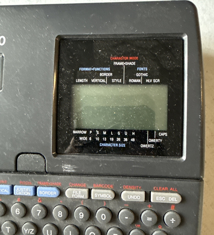 Kroy K750 Label Printer