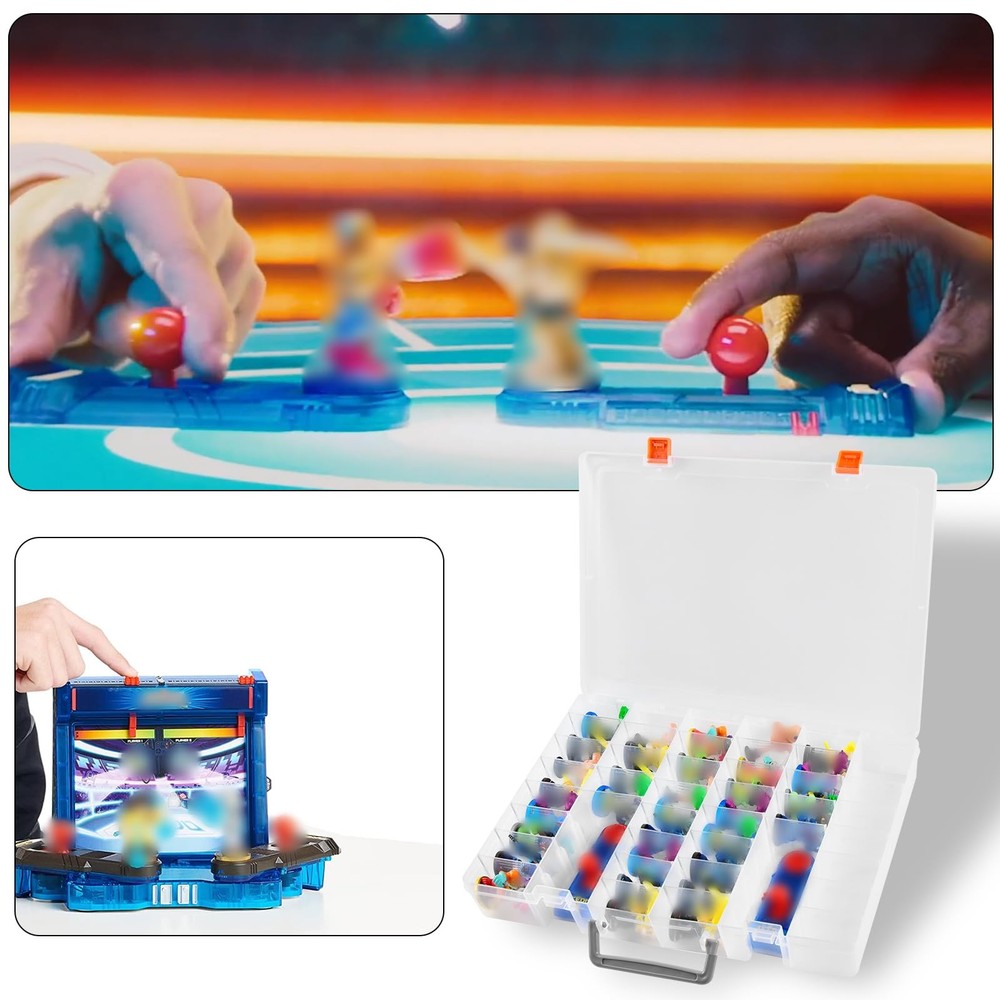 Case Compatible with Akedo Ultimate Arcade Warriors Starter Pack, Toy White