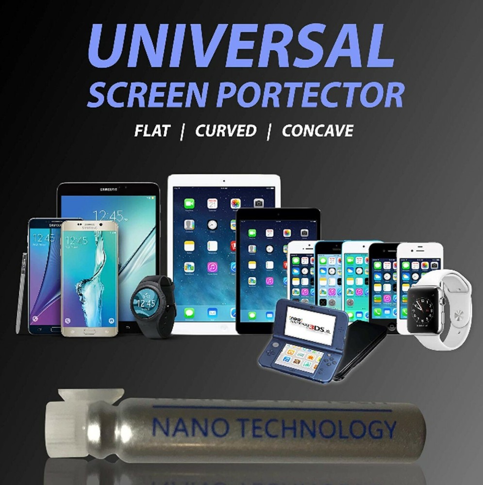 Nano Hi-Tech Invisible Liquid Screen Protector for all iPhone Samsung One plus