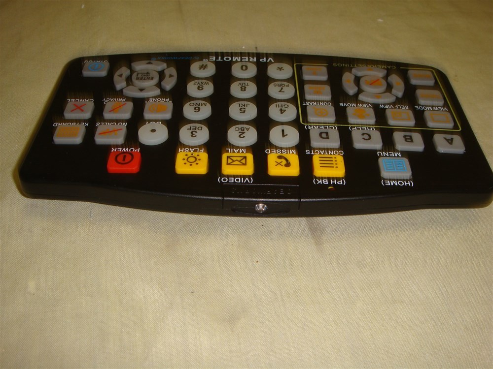 DEAFWORKS VP VIDEOPHONE REMOTE CONTROL - LOOK!