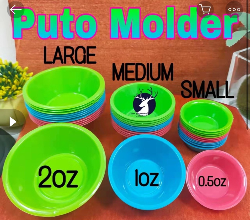 Puto Molder Large 50pcs