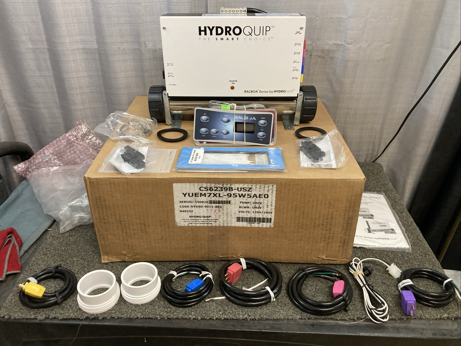 NEW GENUINE HYDRO-QUIP CS6239B-USZ Balboa Series SPA CONTROL SYSTEM