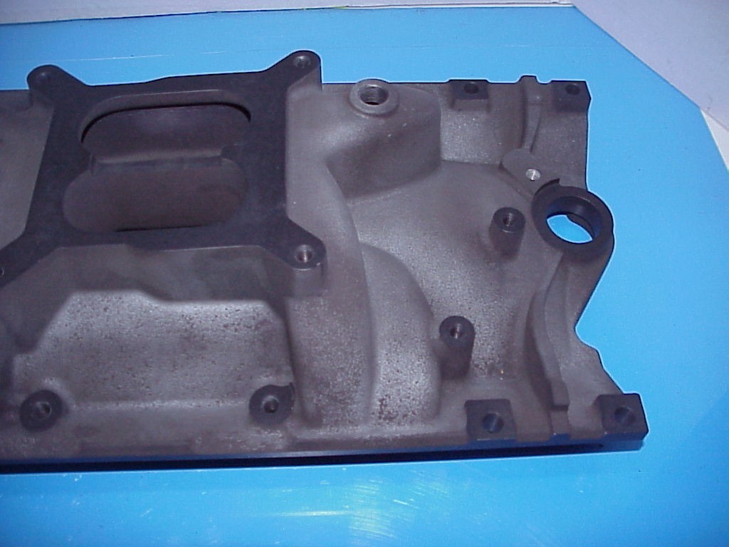 New BluePrint Dual lane Vortec Intake Manifold SB Chevy Black Anodized BRAND NEW