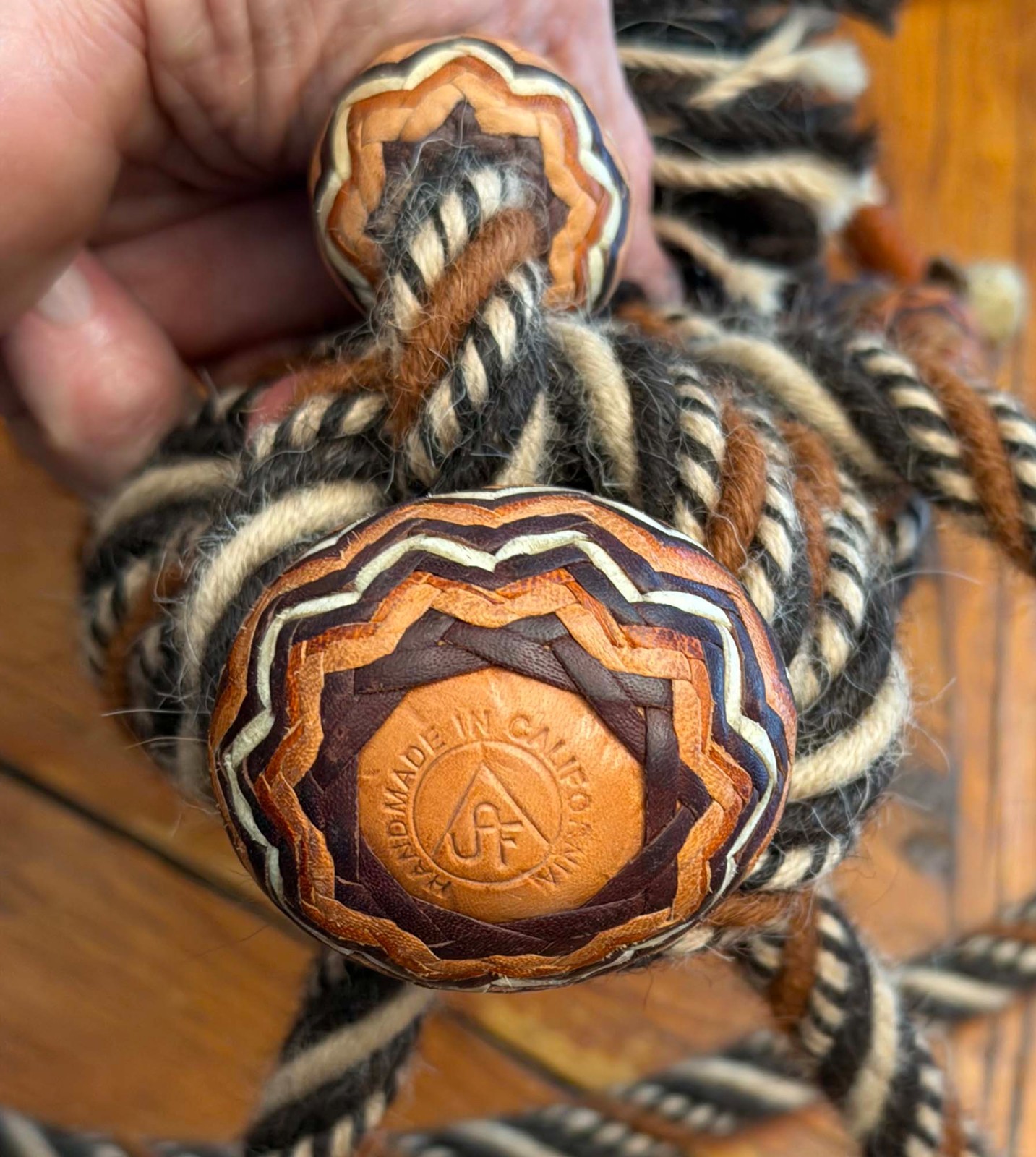 COWBOY VAQUERO 36 X 60 Plait 5/8" KANGAROO HACKAMORE RIG From Jimmy Flores