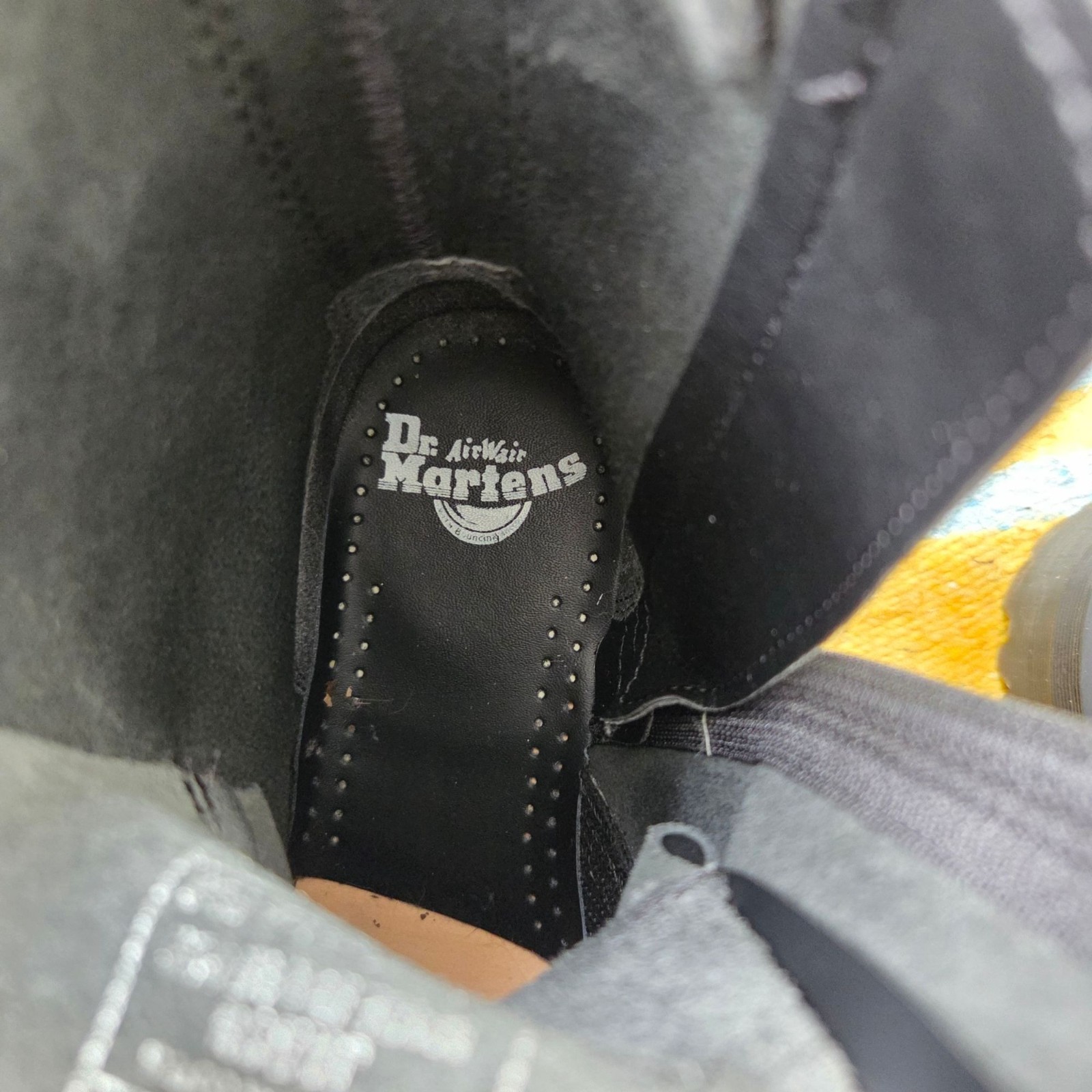 Dr. Martens Jadon Black Platform Lace-Up Boots Size 41