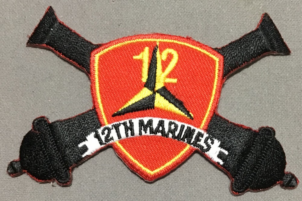 12th Marines Artillery Unit patch