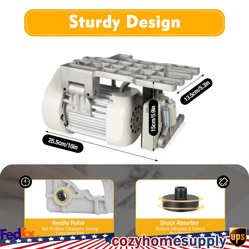 Brushless Sewing Machine Servo Motor 600W Energy Saving