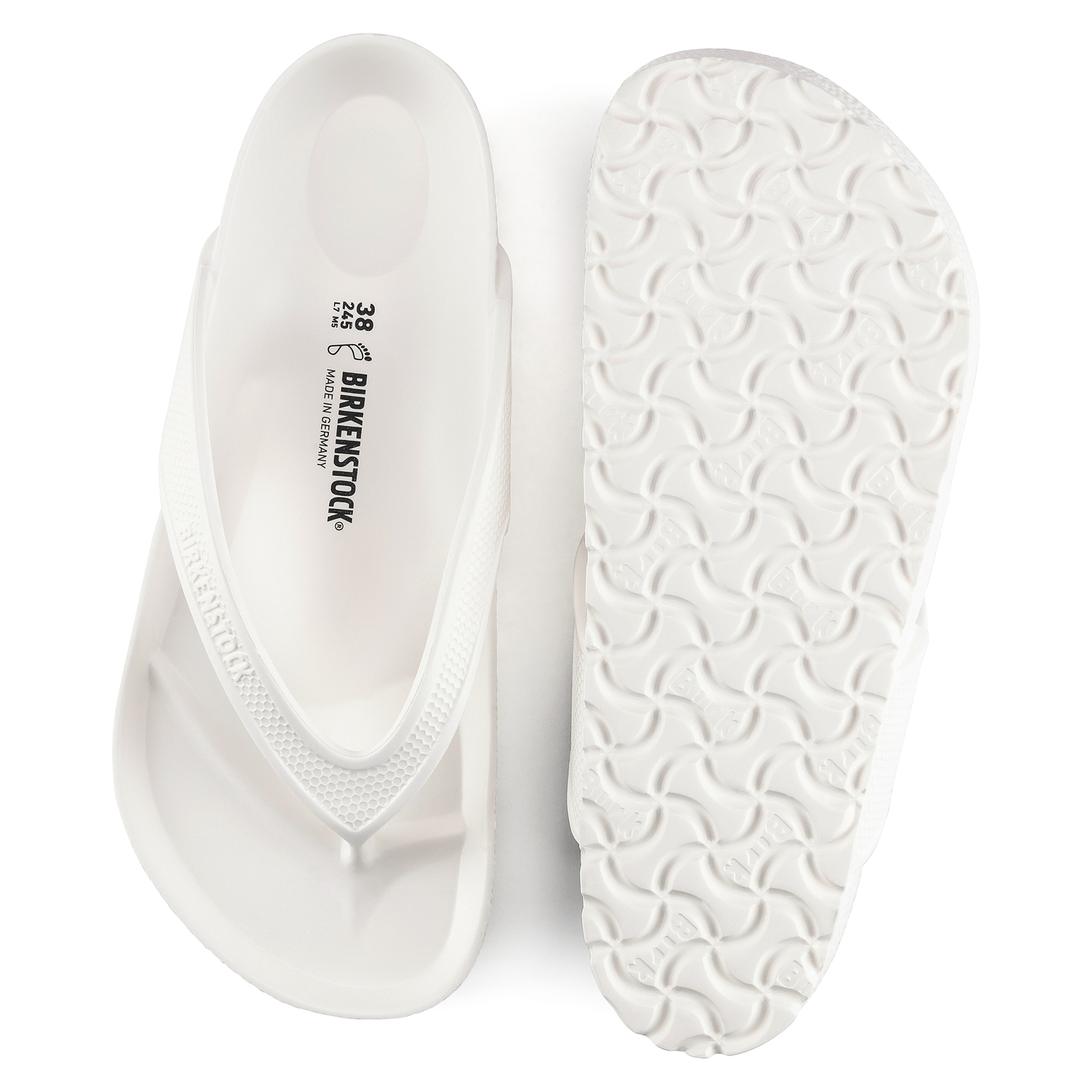 Birkenstock Honolulu Flip Flops Unisex Sandals - 1015488 - White - New