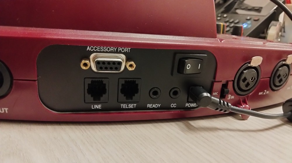 Comrex Vector POTS codec, AUDIO OVER TELE MIXER, plus power supply, and case.