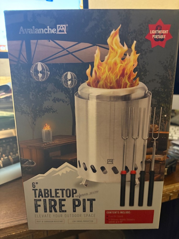 Avalance Table Top Fire Pit 6"