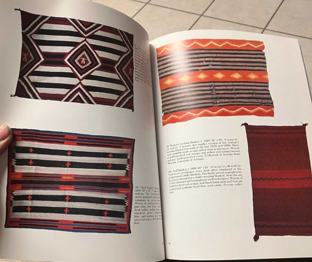 Neat book! The Navajo Weaving Tradition-1650 to present by Kaufman & Selser