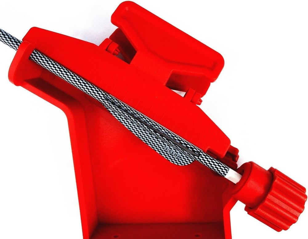 Adjustable Fletching Jig for DIY Archery: Precision Tool with Clamp & Scale