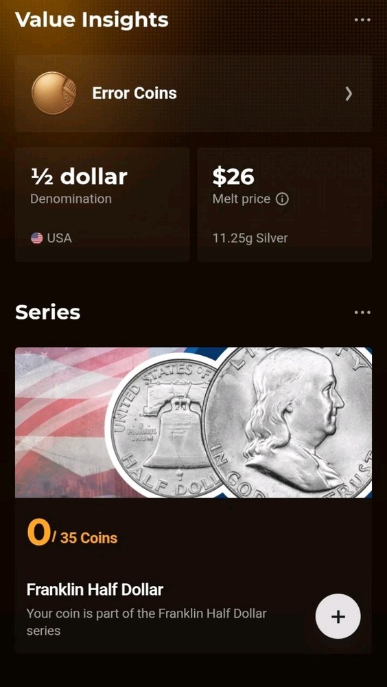 1963 Franklin Half Reverse/Front Align Error, 11.25g .9 Silver