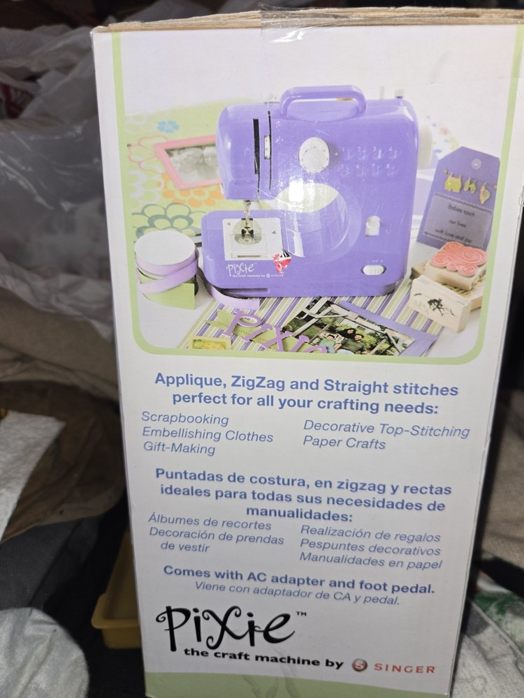 SINGER Pixie The Craft Machine by Singer Purple Sewing Machine NEW