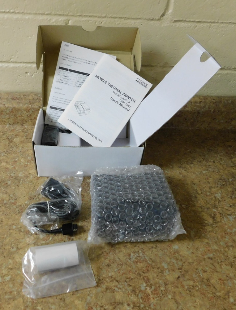 NEW OPEN BOX Citizen CMP-10BT-U5SC Mobile Receipt Printer
