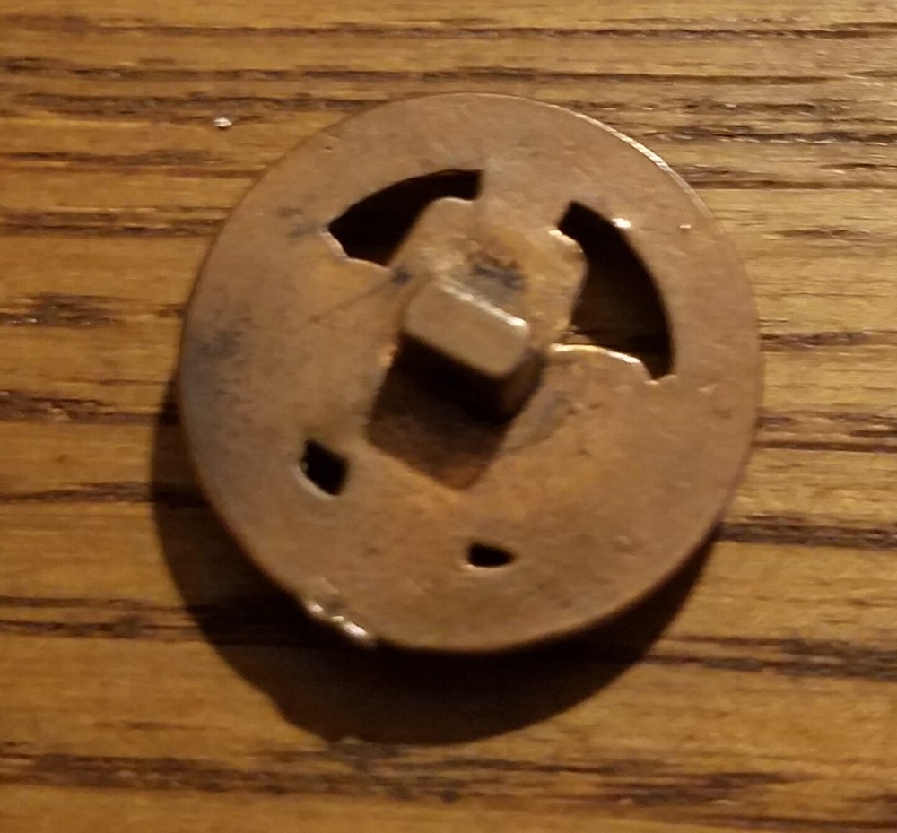 WW2 WW1 Patriotic UNCLE SAM CLOTHING BUTTON Plastic PATRIOTIC Home Front