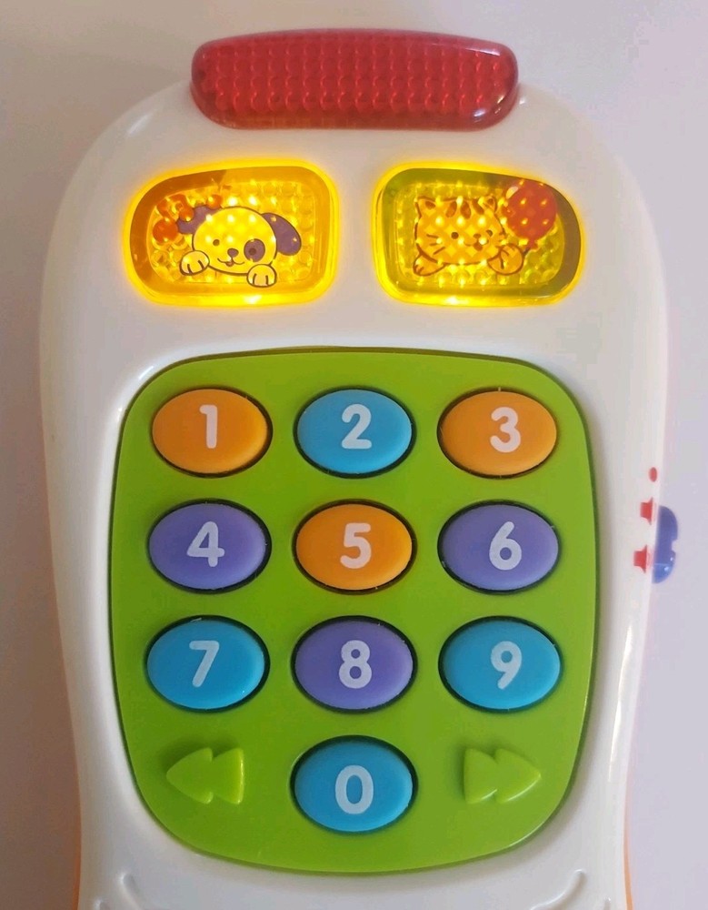 VTech Click and Count Remote White/Orange. Tested And Works