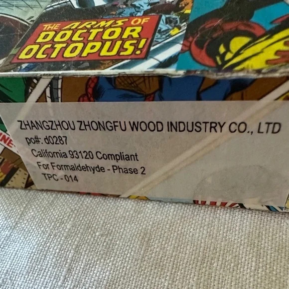 Marvel Comic Book Letter K Decor Solid Wood Classic Comic Collage Overlay