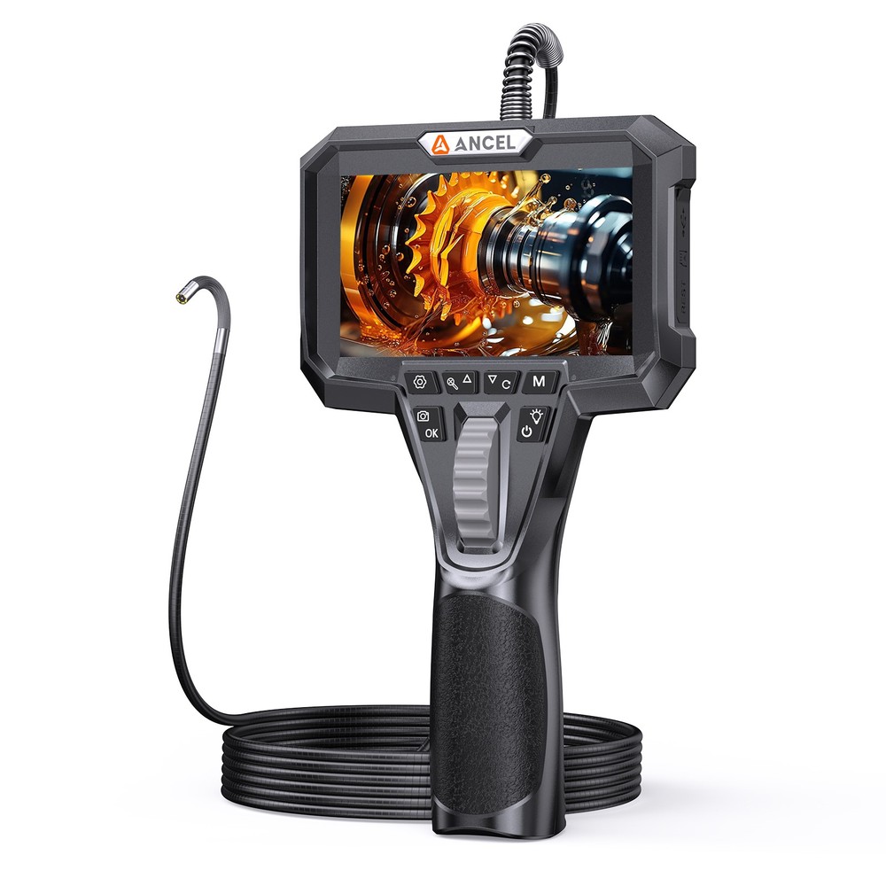 ANCEL AN303 1080P HD Dural Endscope Camera Borescope 3.9MM Two-way 210° Tool