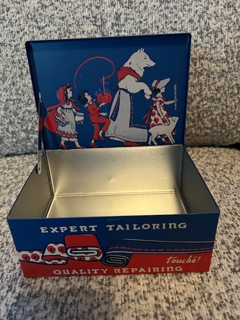 Vintage Sewing Supply Box