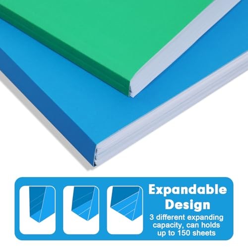 File Folder, 250 Pack 1/3 Cut Tab Colored Folders, Colored File Folder Letter