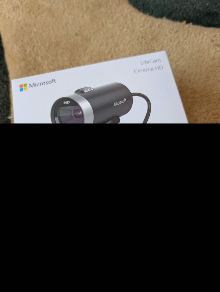 NEW Microsoft LifeCam Cinema,Webcam with built-in noise cancelling Microphone, L