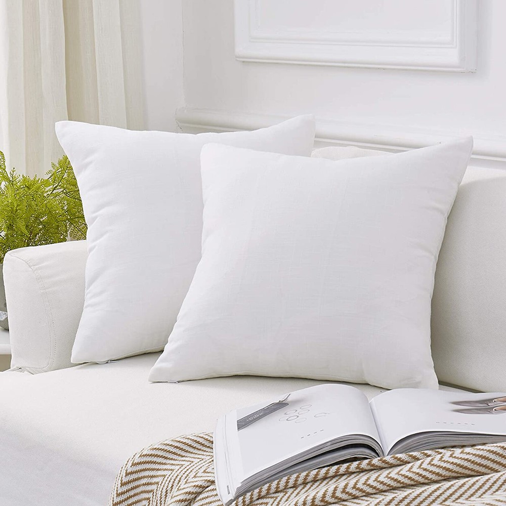 Pack of 4 Throw Pillows Insert Ultra Soft Bed & Couch Sofa Decorative Pillows