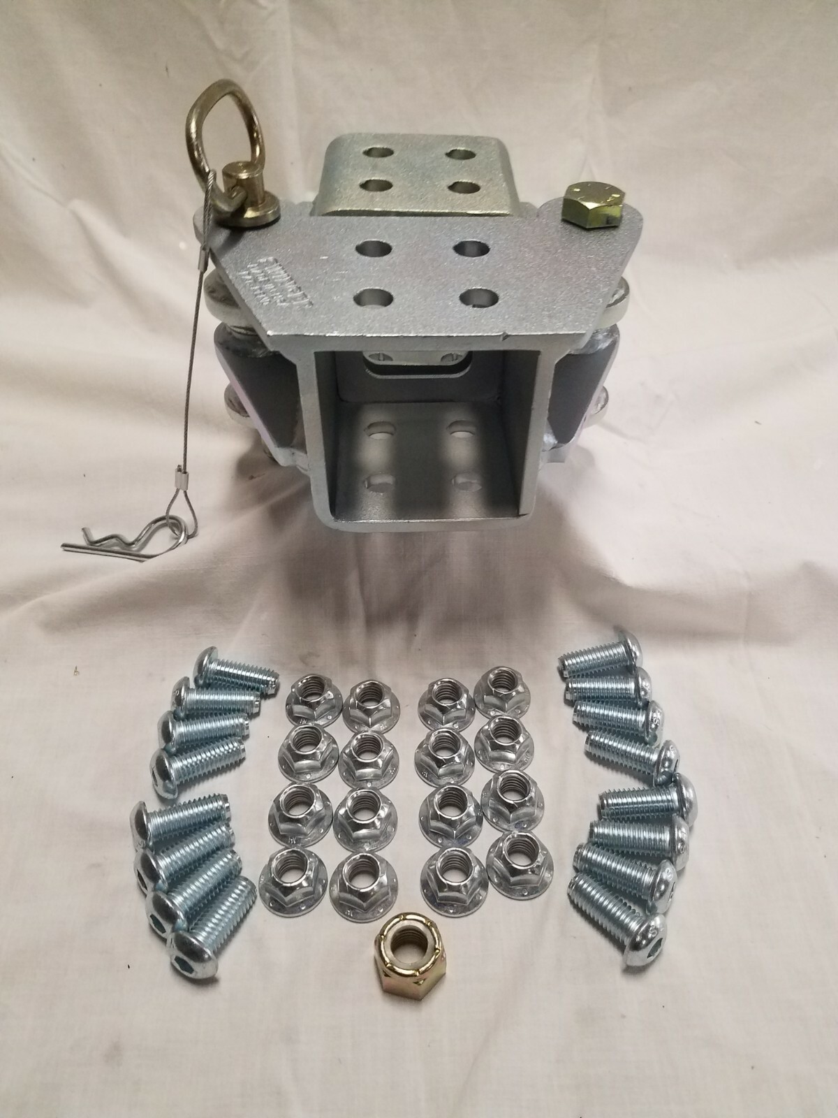 TTROY fold away hinge kit 3x3 zinc plated made in the USA