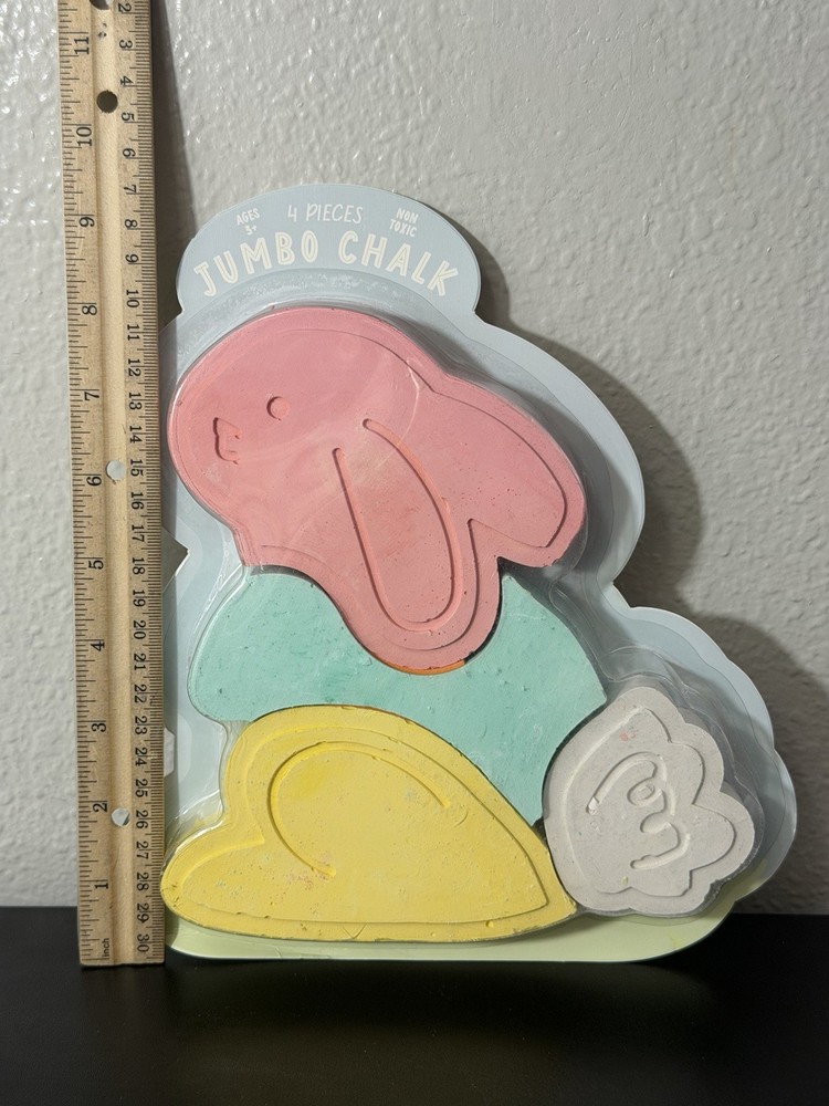 JUMBO (Easter) Bunny Chalk - 4 pieces/Brand New!!!