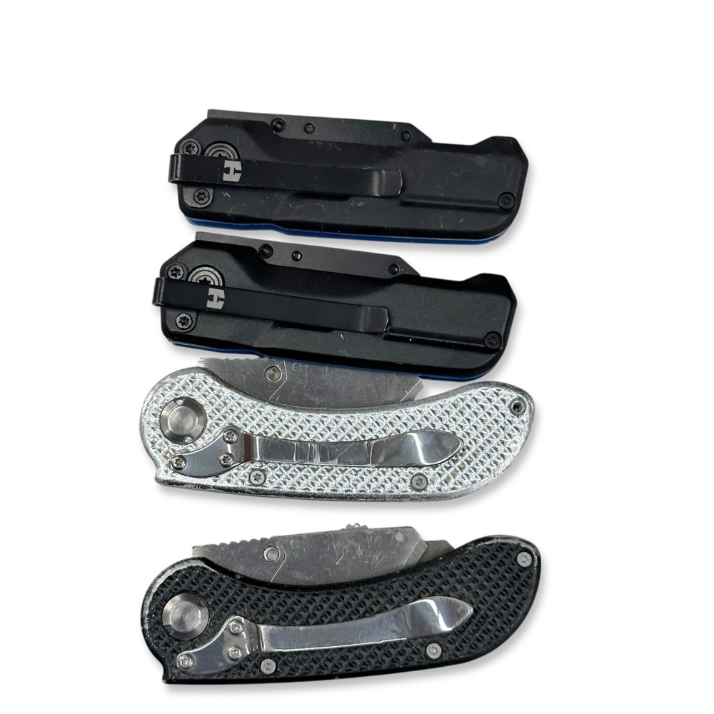 Hart, Gordon Folding Retractable Utility Knife Set, 4 Pcs