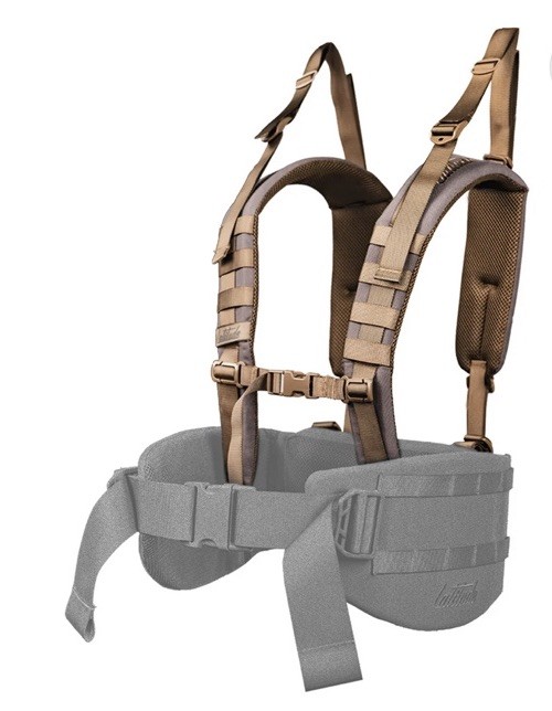 Latitude Back Shoulder Straps Gen 2.0 Gray New