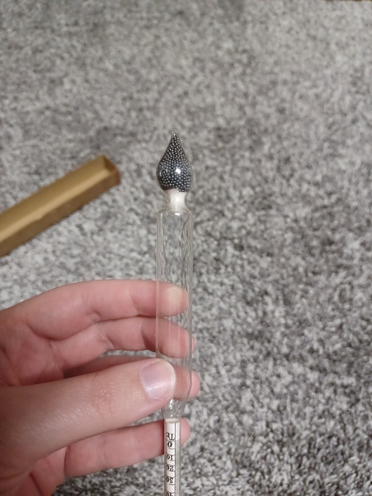 Vintage U.S. Custom House Hydrometer Proof & Tralle’s Scale Temp 60F