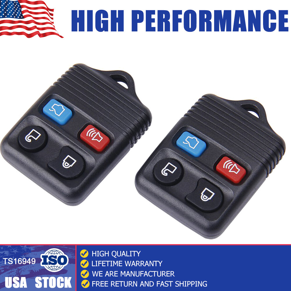 2 keyless entry remote control car key w/ Battery For Ford Expedition Explore