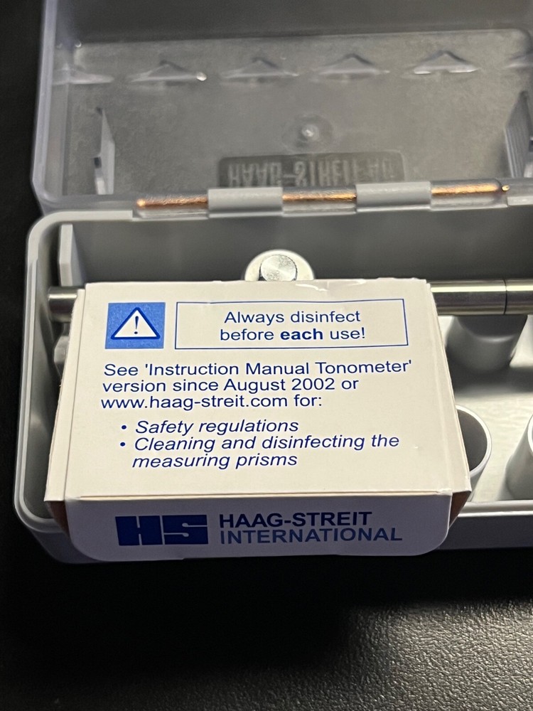 Tonometer Prism and Calibration tool for Applanation Tonometer