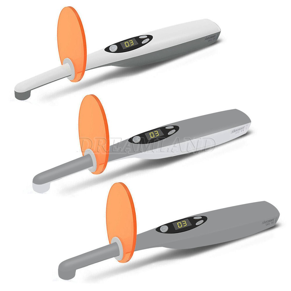 3 Modes Dental Light Cure Lamp Cordless Wireless LED 3Second Dental Curing Light