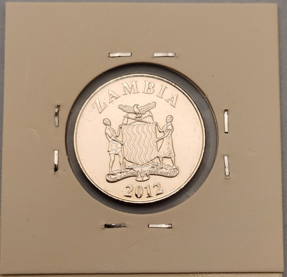 Zambia coin, 1 Kwacha, 2012