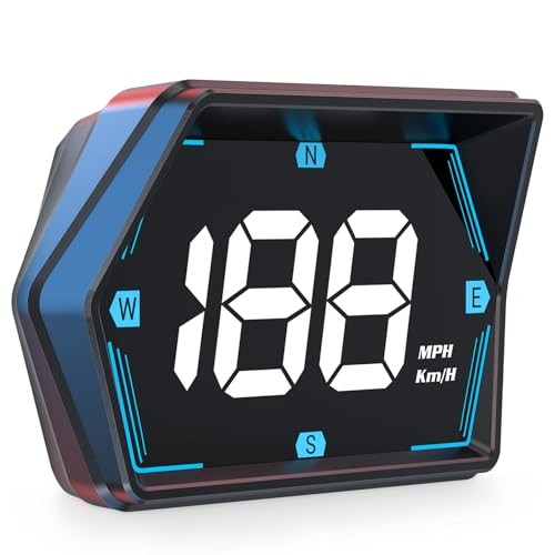 Digital Speedometer Car HUD Head Up Display MPH KM/H with Compass Automatic