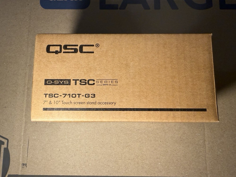 QSC TSC-710T-G3 Table Top Stand for 7" and 10" Touchscreen Controller