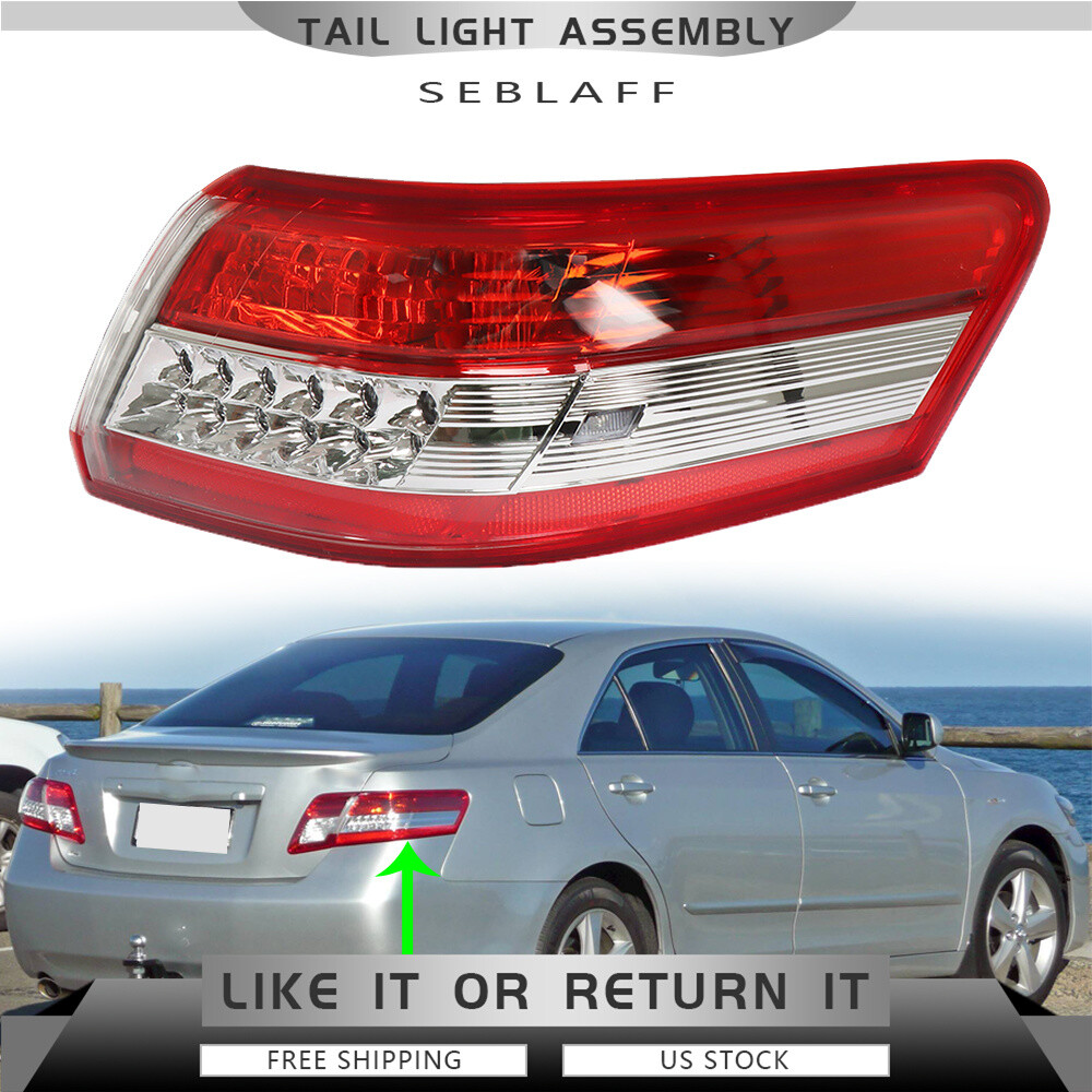 Tail Light Rear Outer Lamp Passenger Right Side Fit For Toyota Camry 2010 2011
