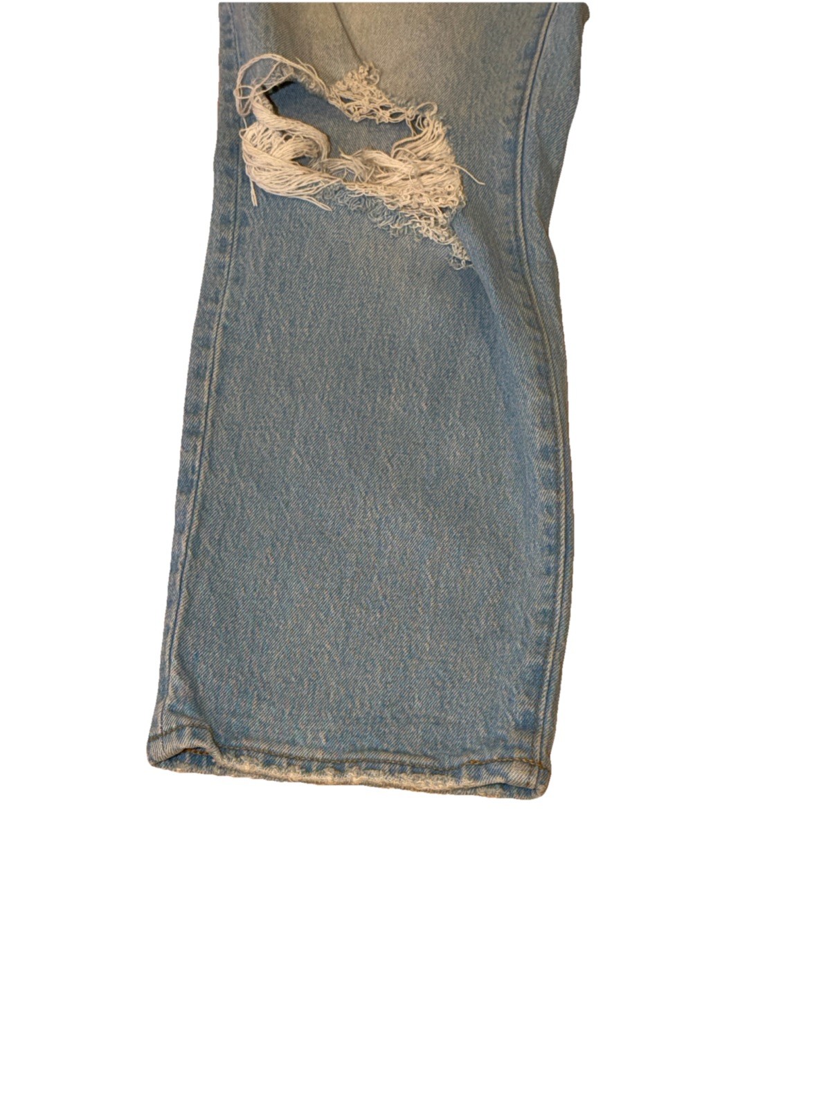 Abercrombie & Fitch The Boyfriend Mid Rise Distressed Blue Jeans Womens 29/8