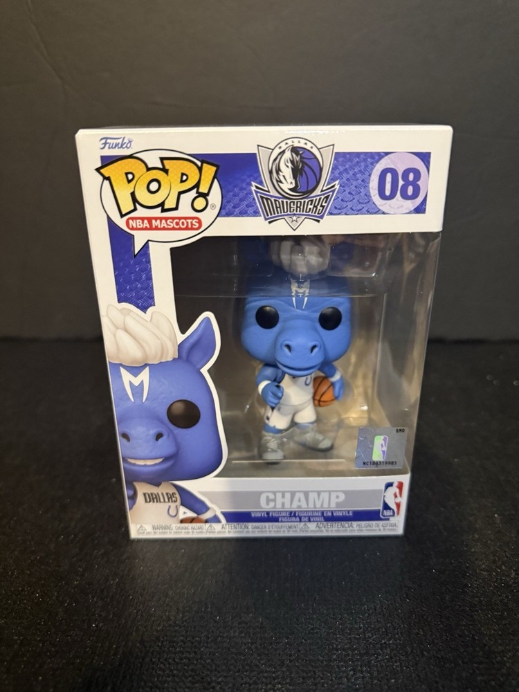 FUNKO POP ! CHAMP 08 NBA MASCOTS MAVERICKS DB13