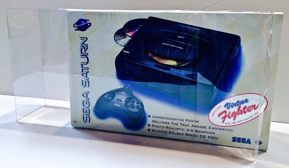 1 Console Box Protector For SEGA SATURN MODEL 1 Boxes    Please check your size!