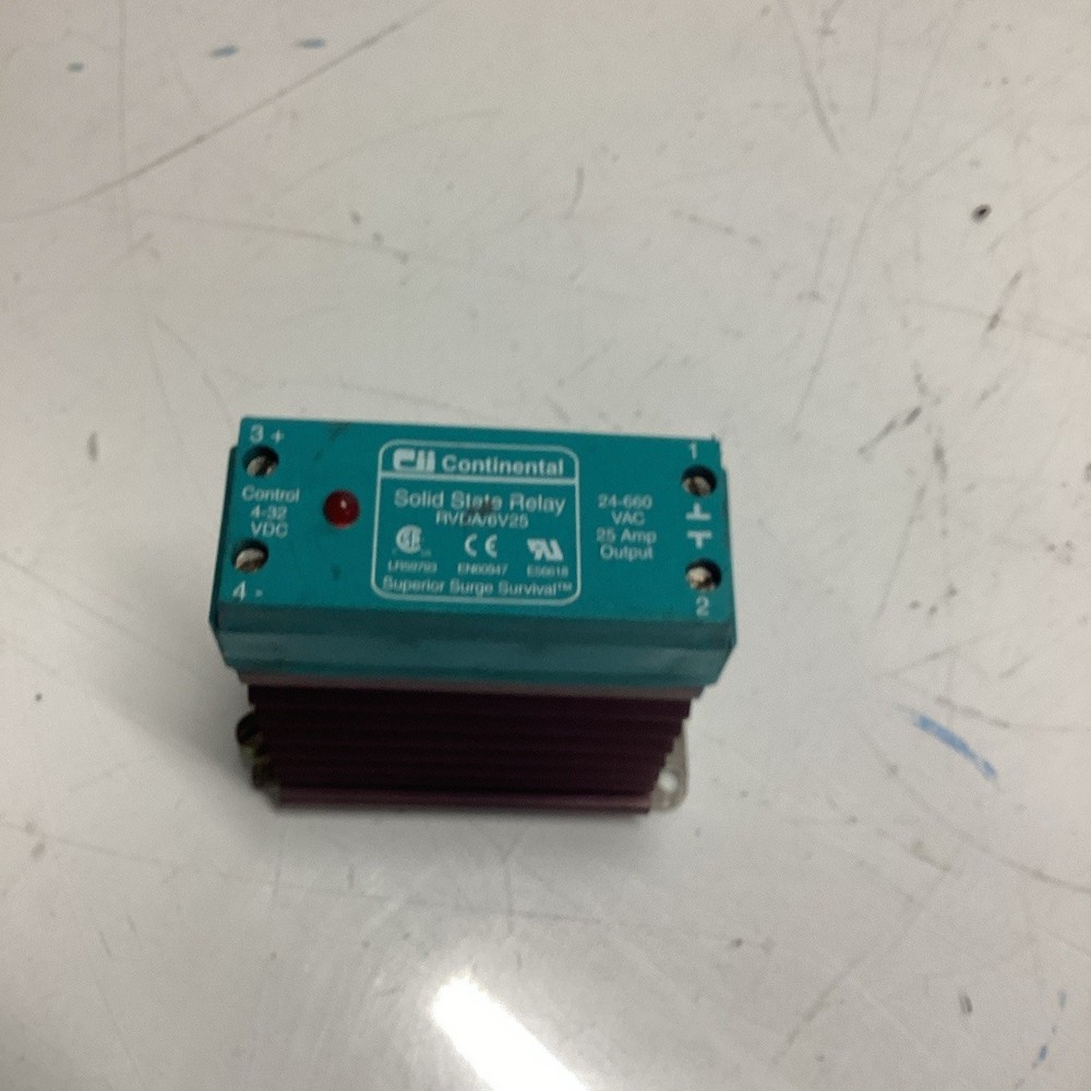 Continental RVDA/6V25 Solid State Relay 25A 660V N-537