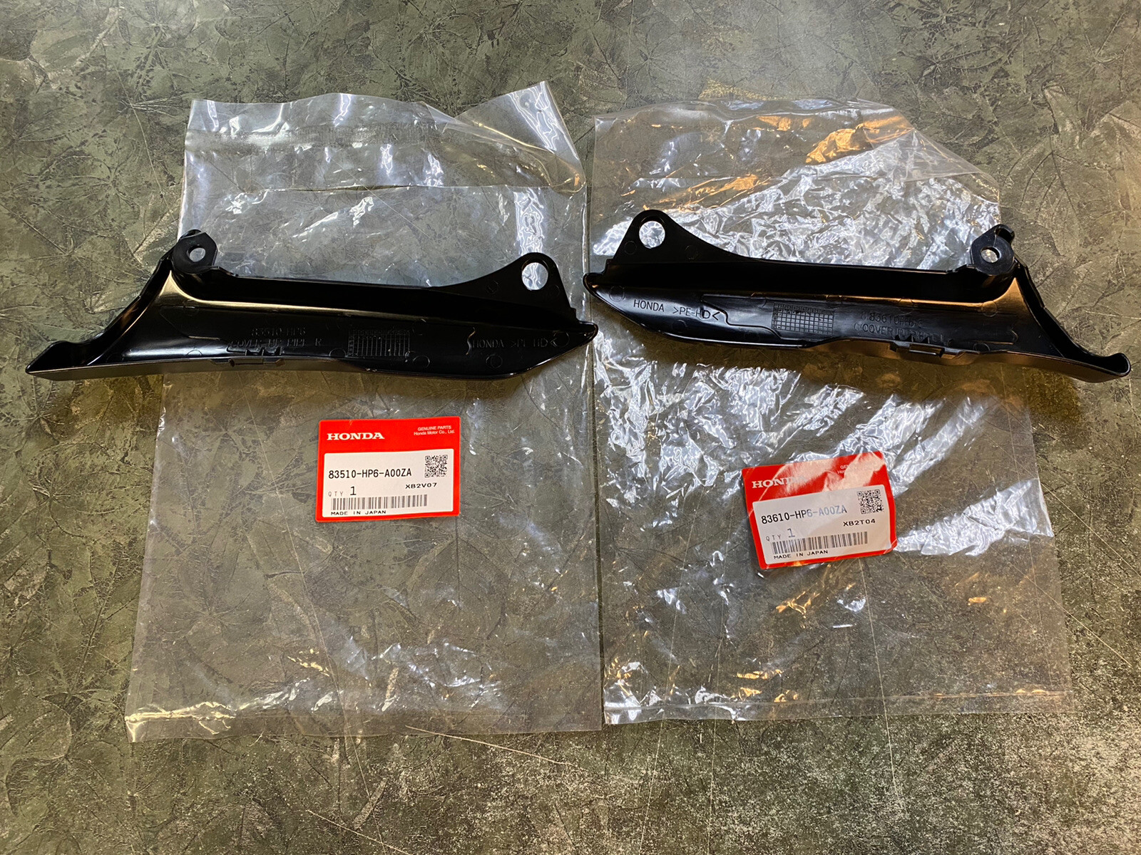 2008-2009 Honda TRX700XX TRX700 Left & Right Upper Frame Pipe Cover Guards OEM