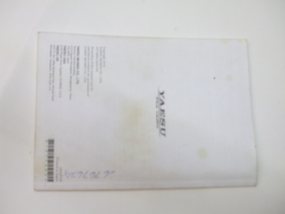 Yaesu Model FT-818ND Operating Manual , used.