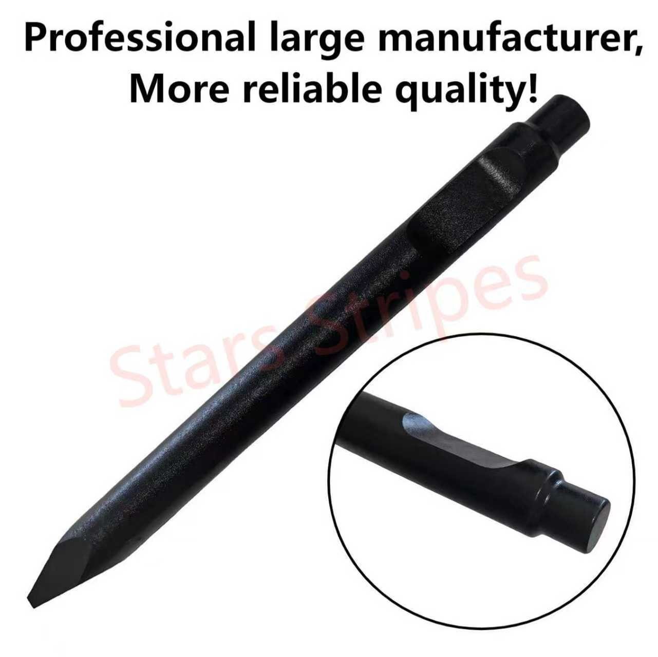 Breaker Bit Chisel Point Hydraulic Jack Hammer for 0.8T-2.5T Breaker Hammer