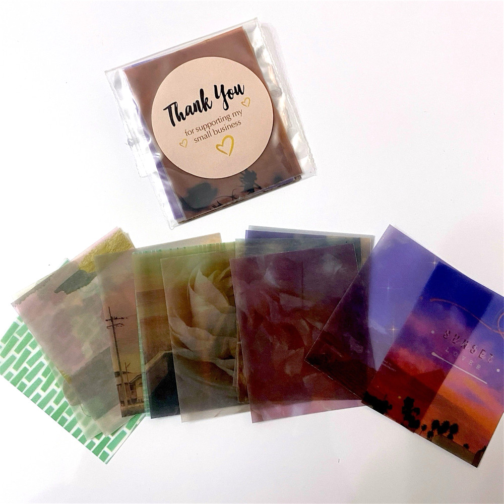 Vellum Scrapbook Collage Ephemera Pieces– Junk Journal Pack 20pc
