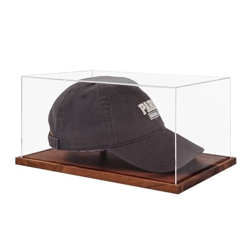 Hat Display Case, No Assembly Required Clear Acrylic Baseball Cap 1 Pack Cap