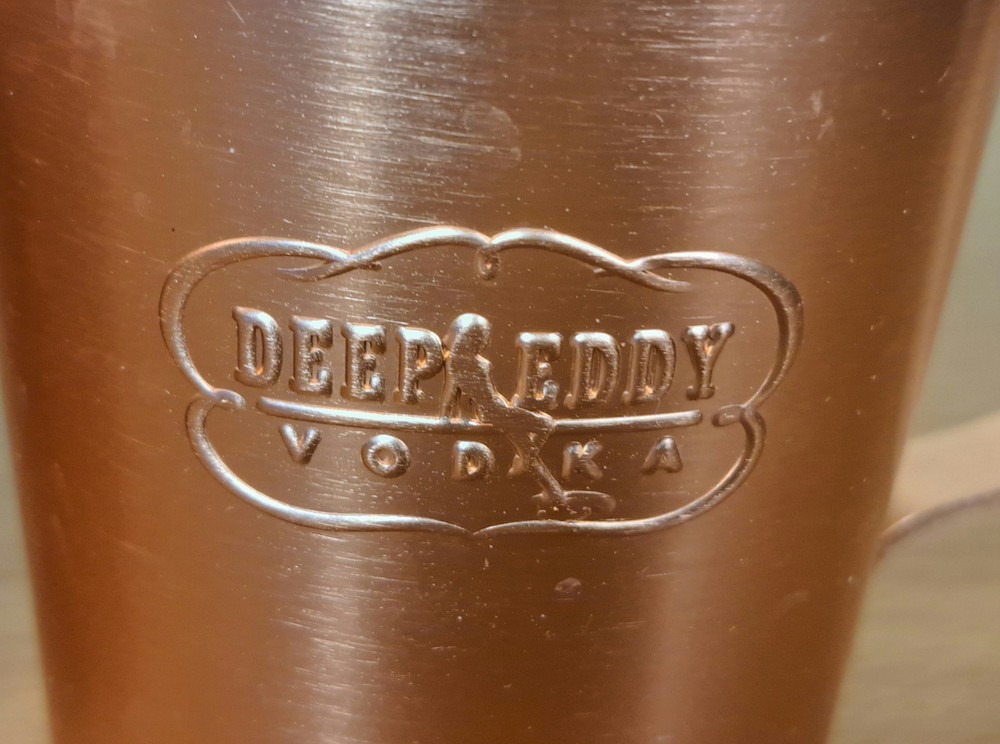 Set of 2 Deep Eddy Vodka Copper Mug Set